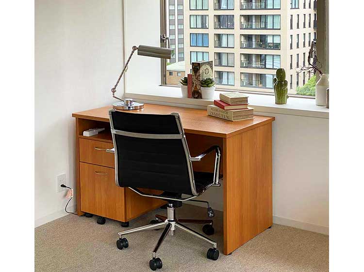 Desk and File Cabinet Set (Used)