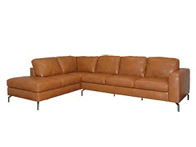 Corner Sofa (Leather) (Used)