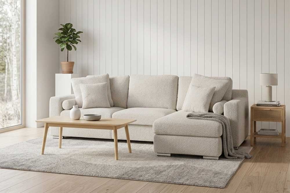 Corner Sofa (Used Frame / New Cover)