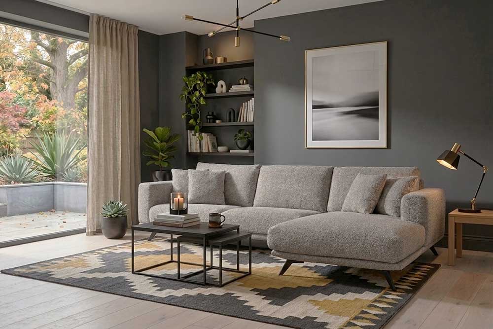 Corner Sofa (Used Frame / New Cover)