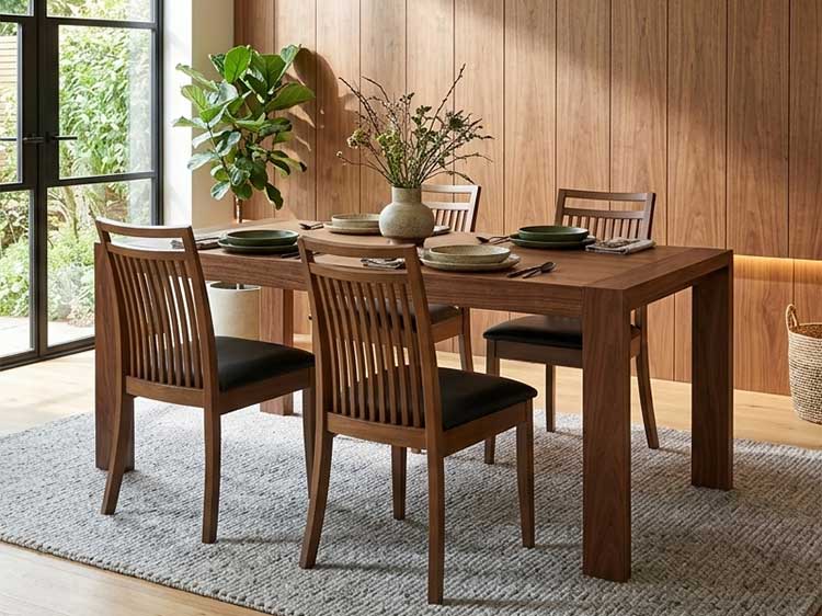 Dining Table with 4 chairs Set (Used)