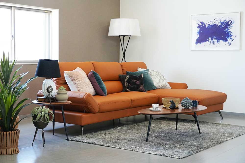 Corner Sofa (Leather) (New)
