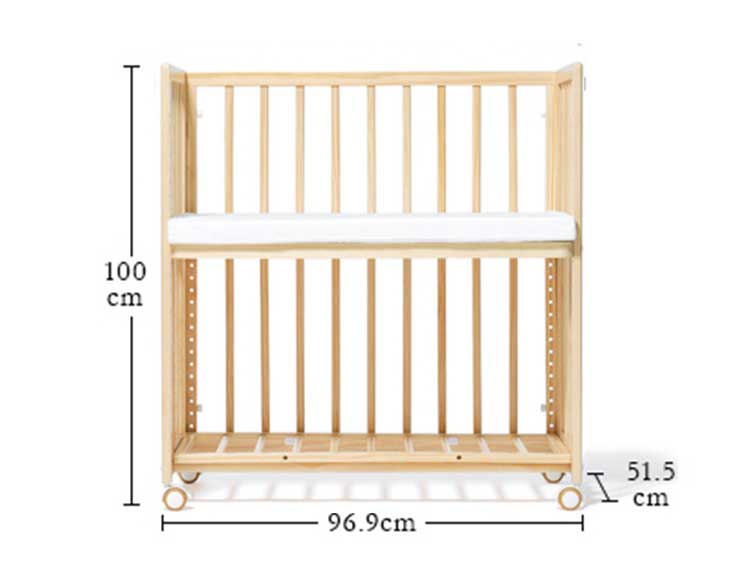 Baby Crib with Mat (Used) #6